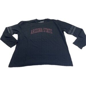 Original Retro Brand Women's Size M Arizona State Sun Devils Shirt Gray Black